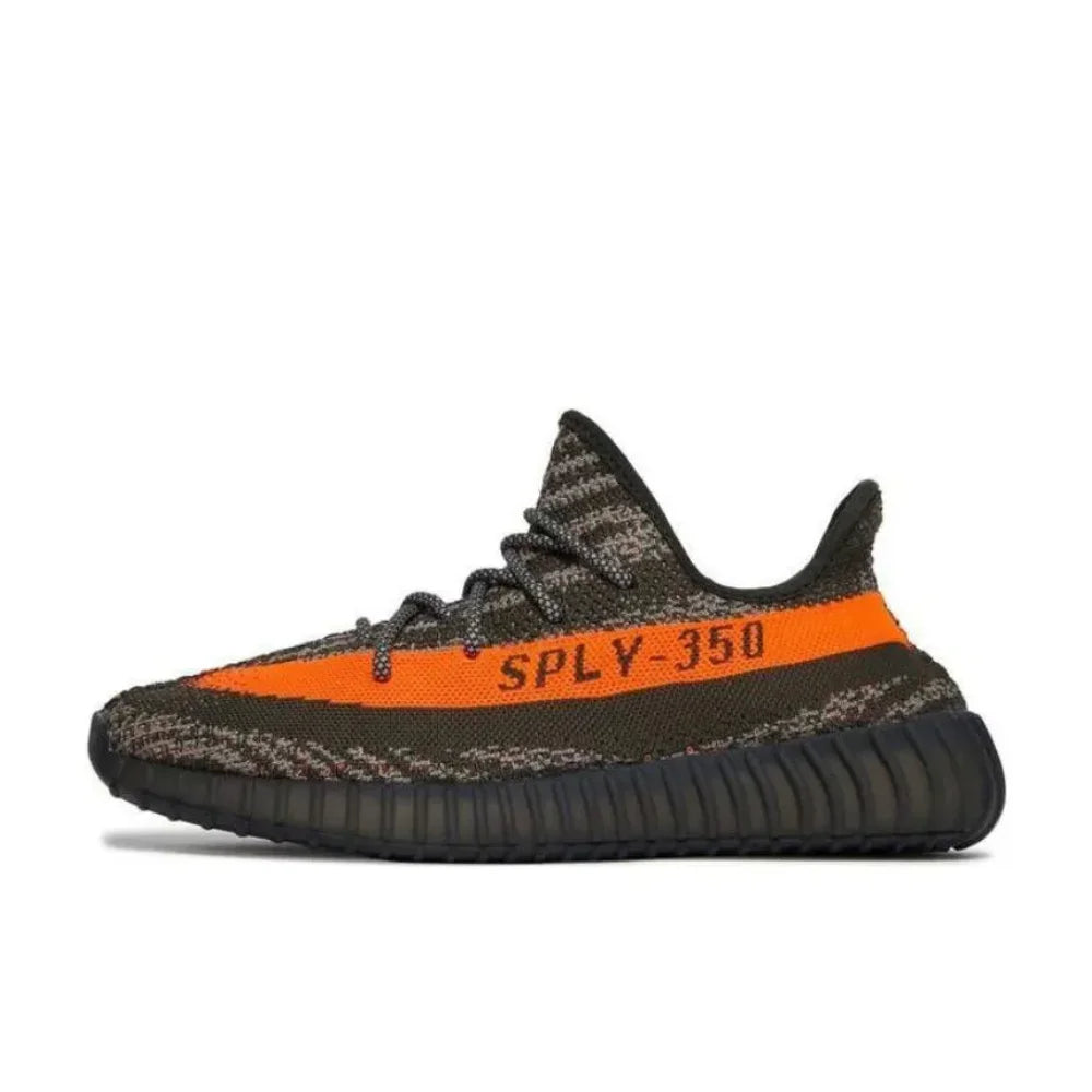 Adidas Black Yeezy Boost 350 V2 Men's and Women's Low Top Life Casual Shoes Breathable Comfortable Sneakers