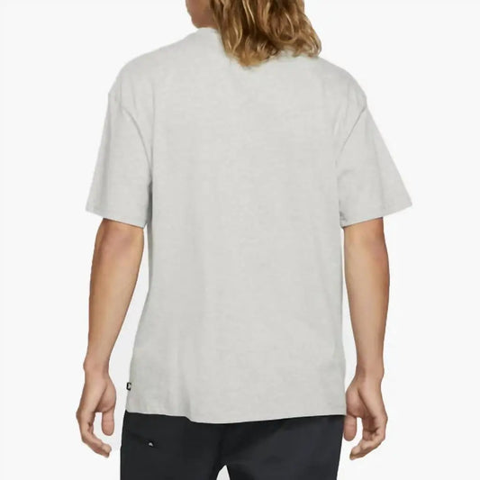 Nike | Men's Sb Logo Skate T-Shirt In Grey Heather/black