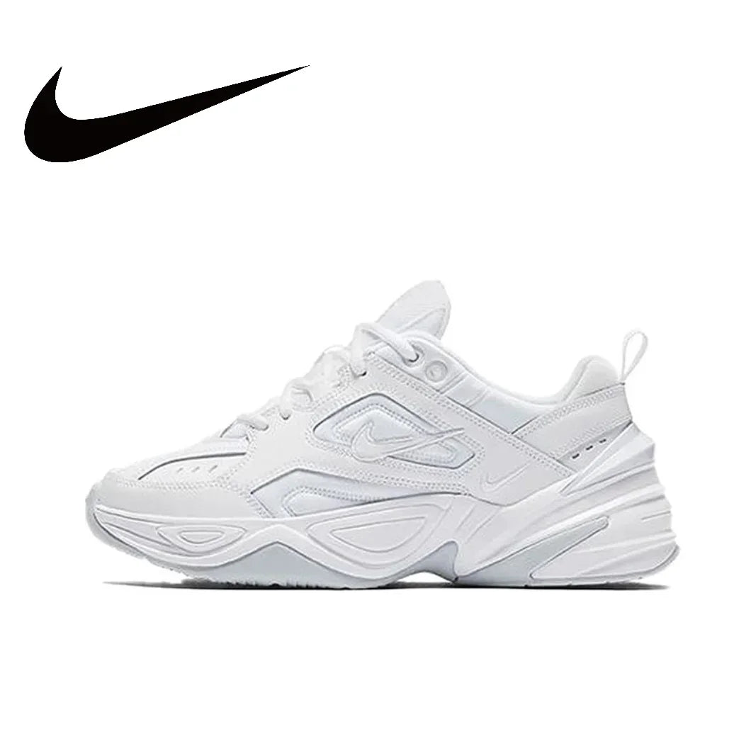 Nike M2K Tekno Low Women's Sneakers Classic Retro Casual clunky shoes winter Lightweight cushioned comfort Sneakers White&Silver