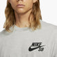Nike | Men's Sb Logo Skate T-Shirt In Grey Heather/black