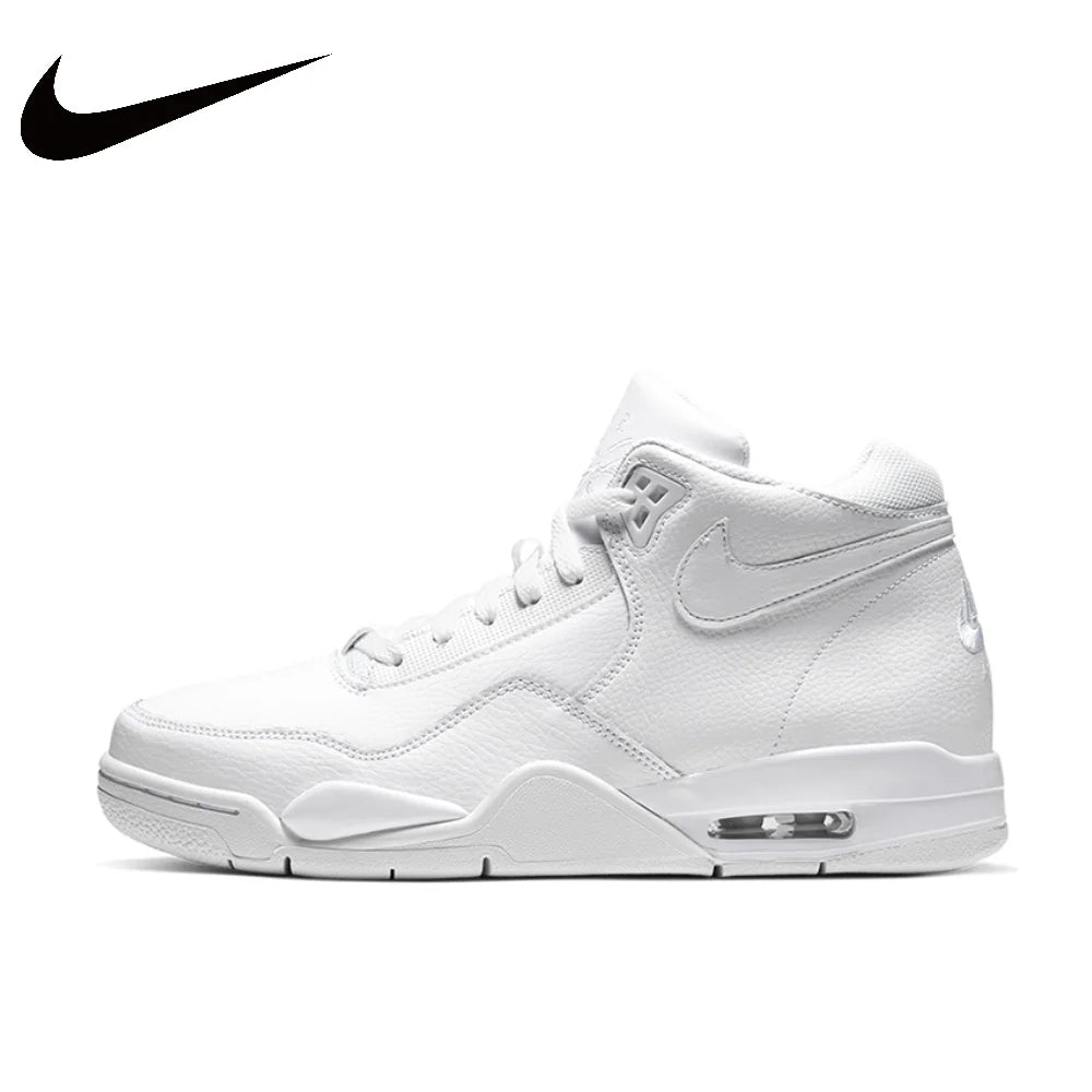 NIKE Flight Legacy Comfortable and versatile Men's Mid-top Retro Basketball Sneakers