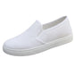 Breathable women's summer work small white shoes, old Beijing cloth shoes, non slip flat bottom, one step, pure white