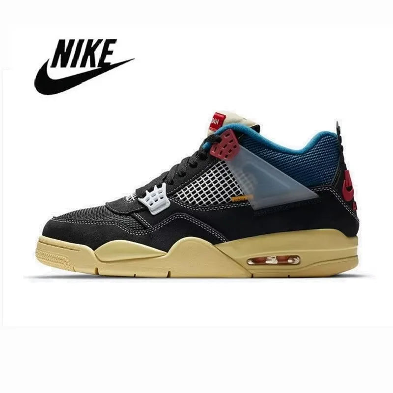 Nike Hot High Quality Air Jordan 4 Originals Men Basketball Shoes Women High-top Comfortable Sports Outdoor Sneakers