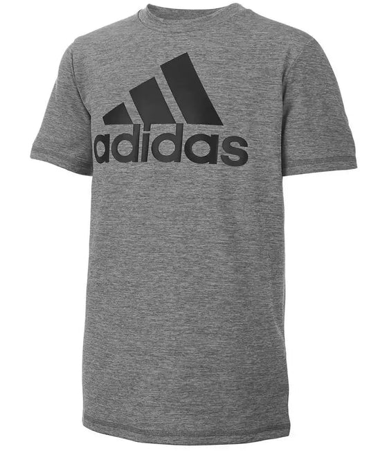 adidas | Big Boys Short Sleeve Aeroready Melange Performance T-shirt