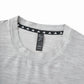 Adidas Gray Crew - Neck T - Shirt with Small Black Brand Logo - Comfortable and Sporty - styled Apparel