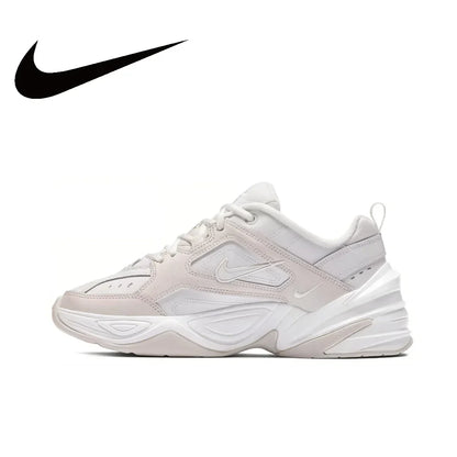 Nike M2K Tekno Low Women's Sneakers Classic Retro Casual clunky shoes winter Lightweight cushioned comfort Sneakers White&Silver