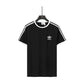 Adidas #1699 Summer Odell Ice Porcelain Cotton Round Neck Short Sleeve T-Shirt Men's and Women's (M--5XL) Pink Color