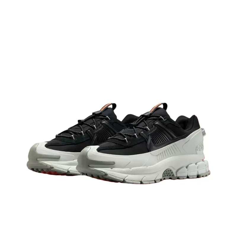 Nike Zoom Vomero Roam Man and Women's Dirt Resistant Wear Cushioned Thick Comfortable Running Shoes Black Silver FV2295-001