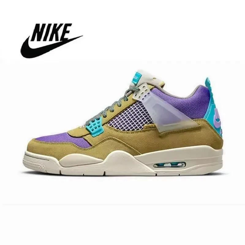 Nike Hot High Quality Air Jordan 4 Originals Men Basketball Shoes Women High-top Comfortable Sports Outdoor Sneakers