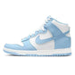 Nike Dunk Retro Non Slip, Durable, Comfortable, Lightweight, Retro High Top Board Shoes for Men and Women, Blue and White