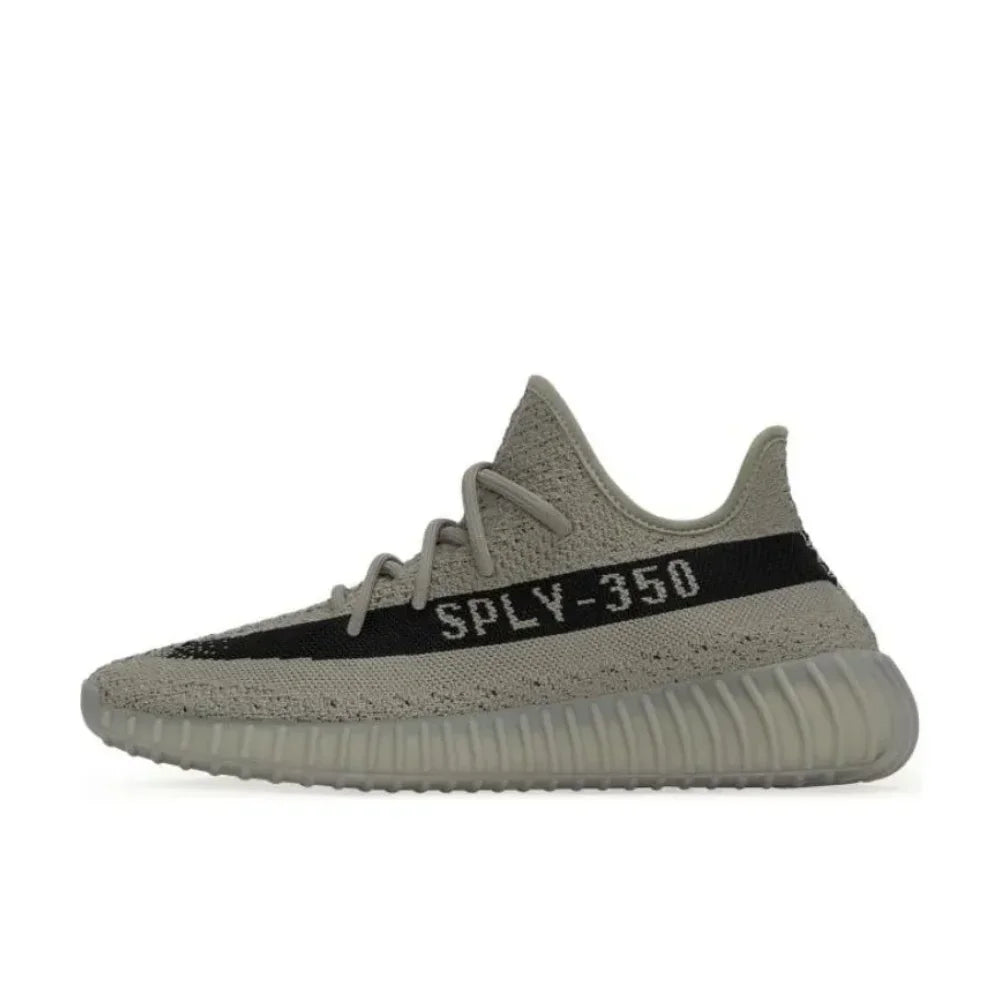 Adidas Black Yeezy Boost 350 V2 Men's and Women's Low Top Life Casual Shoes Breathable Comfortable Sneakers