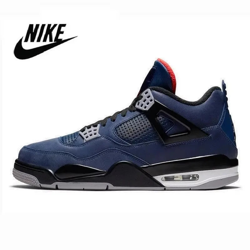 Nike Hot High Quality Air Jordan 4 Originals Men Basketball Shoes Women High-top Comfortable Sports Outdoor Sneakers