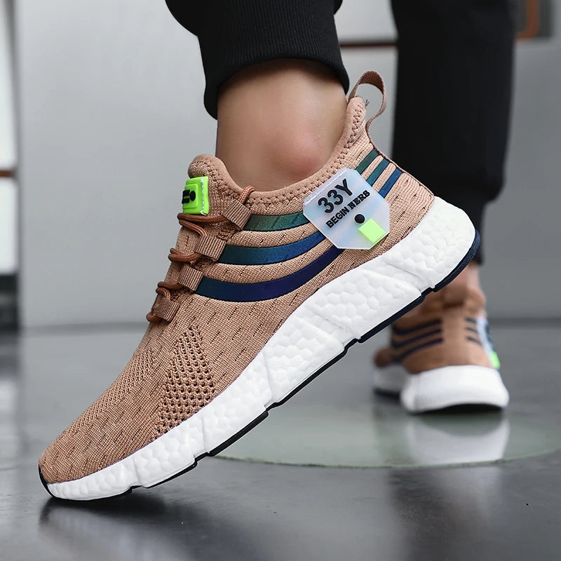 Shoes for Men's Casual Sports Shoes Fashion Breathable Outdoor Running Sneakers Comfortable Summer Walking Shoes Man Footwear