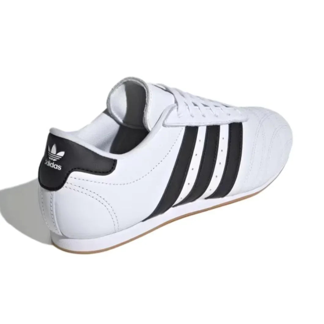 Adidas Taekwondo Classic Retro Casual Low Top Running Shoes Anti-slip and wear-resistant Men's and Women's black white colorway