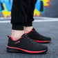 Men Running Walking Knit Shoes Fashion Casual Sneakers Breathable Sport Athletic Gym Lightweight Men Sneakers Casual Shoes