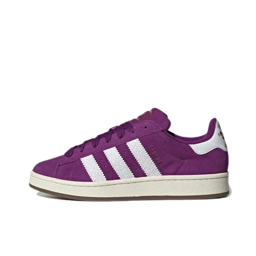 Adidas CAMPUS 00s Men's and Women's Low Top Boardshorts Abrasion Resistant Slip Resistant Casual Shoes Black and White Colorway