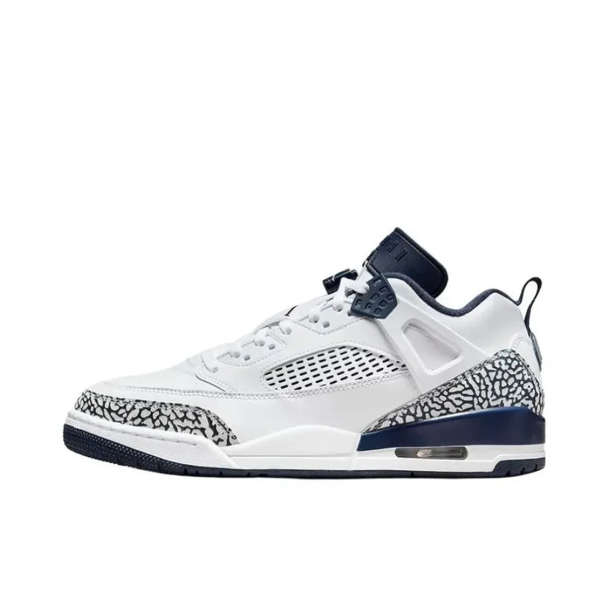 Nike Jordan Spizike Low Original genuine men's low-top shock-absorbing fashion wear-resistant casual basketball shoes blue