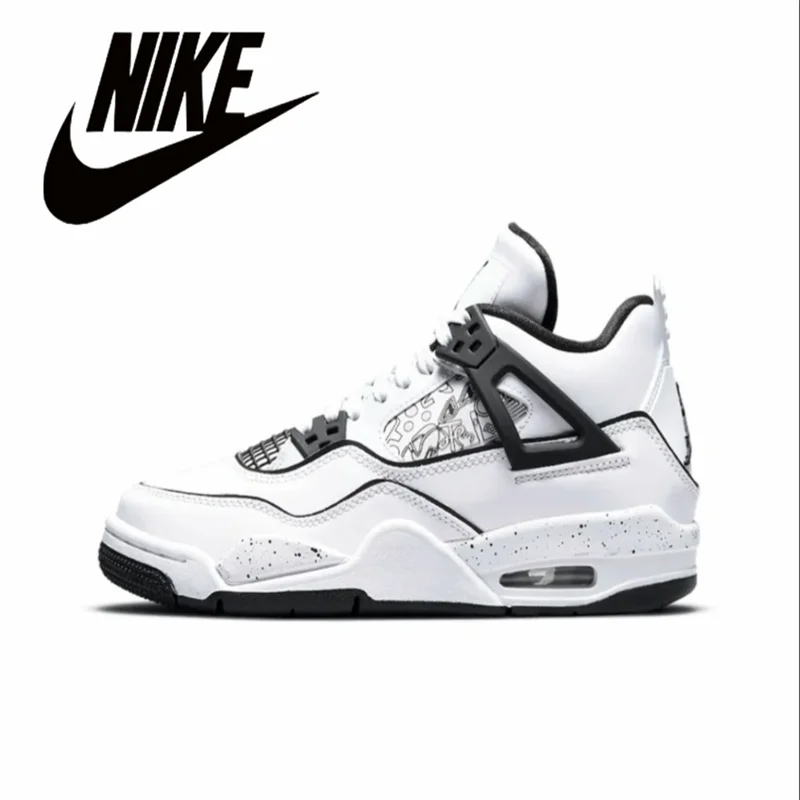 Nike Air Jordan 4 Retro Anti-Slip Wear-resistant Retro Basketball Casual Fation Shoes Men's Shoes