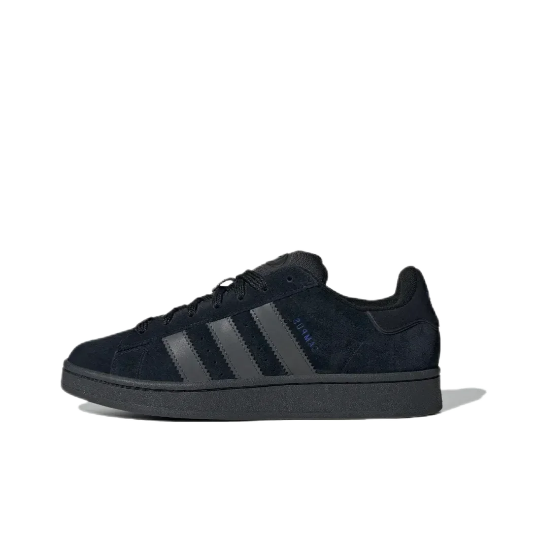 Adidas CAMPUS 00s Men's and Women's Low Top Boardshorts Abrasion Resistant Slip Resistant Casual Shoes Black and White Colorway