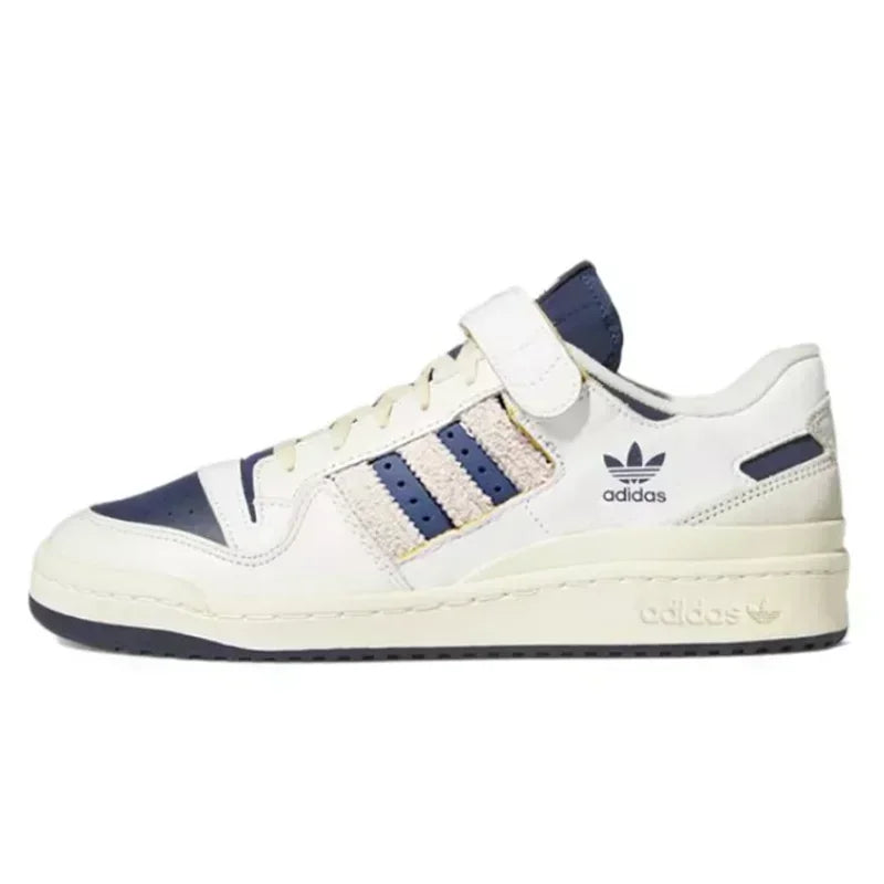 Adidas Originals FORUM 84 Men and Women's Skateboarding Shoes Slip Low-top Wear-resisting Comfortable Casual Board Shoes