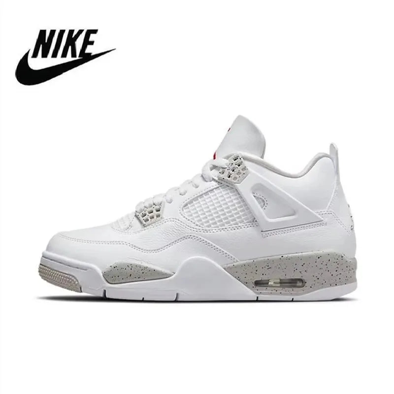 Nike Hot High Quality Air Jordan 4 Originals Men Basketball Shoes Women High-top Comfortable Sports Outdoor Sneakers