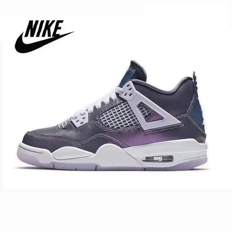 Nike Hot High Quality Air Jordan 4 Originals Men Basketball Shoes Women High-top Comfortable Sports Outdoor Sneakers