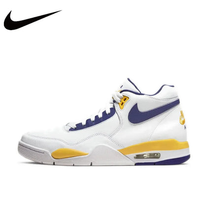 NIKE Flight Legacy Comfortable and versatile Men's Mid-top Retro Basketball Sneakers