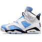 Nike 2024 Air Jordan Retro 6 6s University Blue Women Mens Outdoor Basketball Retro Sneakers Sports Shoes New Arrival