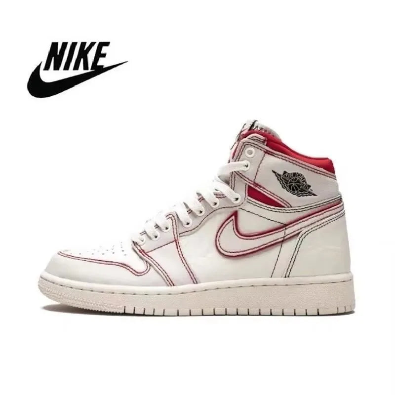 Nike Air Jordan 1  AJ1 Casual Originals Hot Men Basketball Shoes Women High-top Comfortable Sports Outdoor Sneakers EUR 36-47