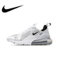 Nike White Air Max 270 Original Low Top Casual Running Shock Absorbing Anti slip Sneakers for Men and Women