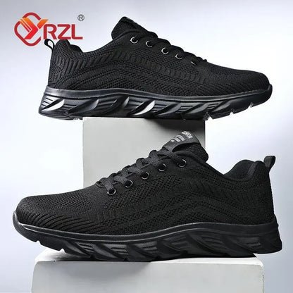 YRZL Running Shoes Men Sneakers Fashion Lightweight Trainers Breathable Walking Shoes Comfortable Athletic Sport Shoes for Men