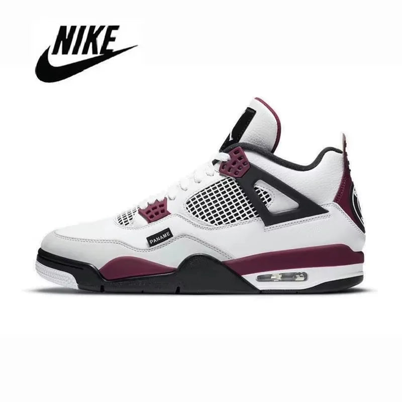 Nike Hot High Quality Air Jordan 4 Originals Men Basketball Shoes Women High-top Comfortable Sports Outdoor Sneakers