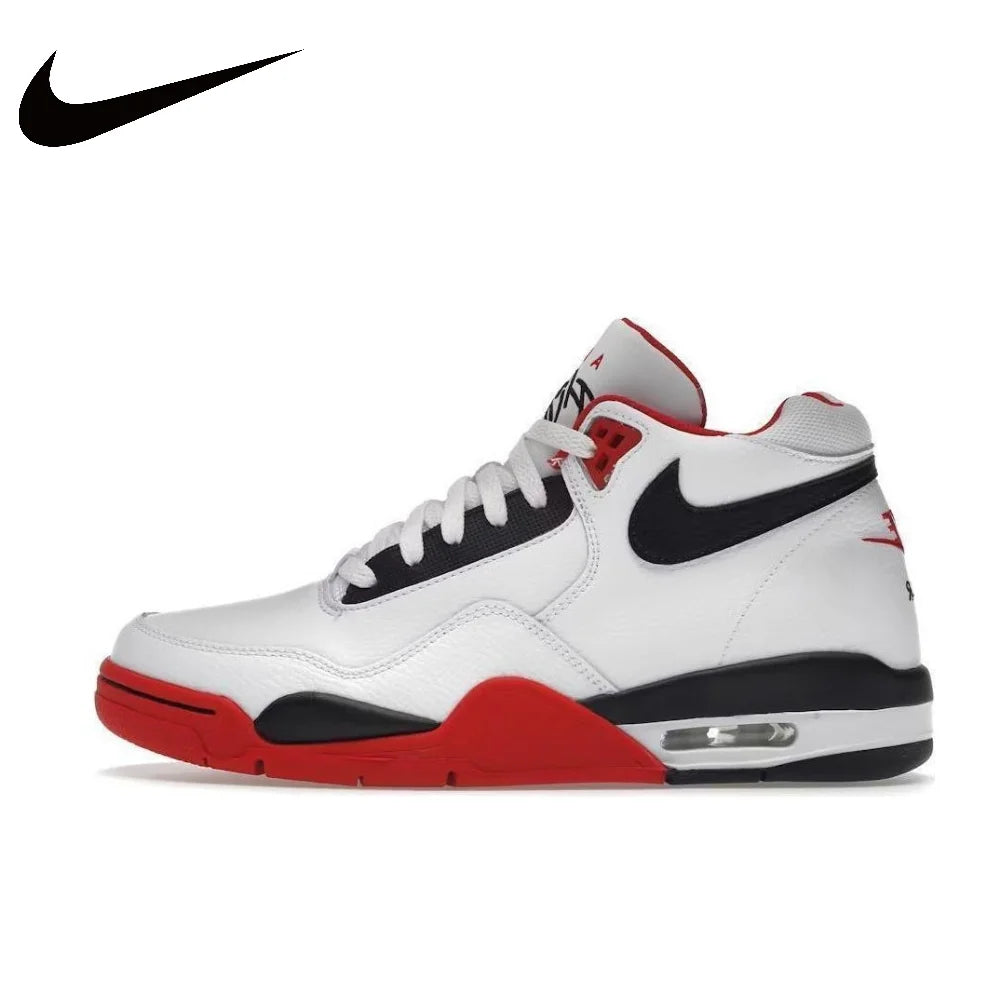 NIKE Flight Legacy Comfortable and versatile Men's Mid-top Retro Basketball Sneakers